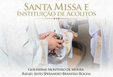 Seminaristas da etapa da Configuração da Arquidiocese de Maringá serão instituídos acólitos